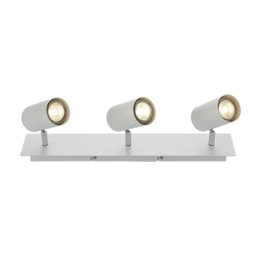Lindby plafondspot Joffrey, 49 cm, wit, 3-lamps, GU10