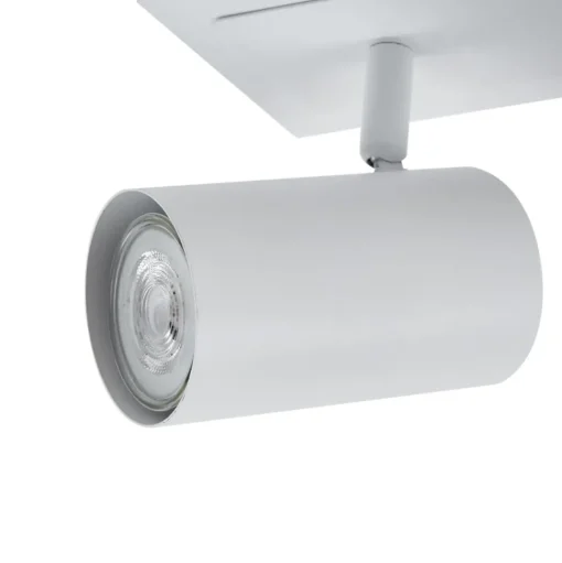 Lindby plafondspot Joffrey, 80 cm, wit, 4-lamps, GU10