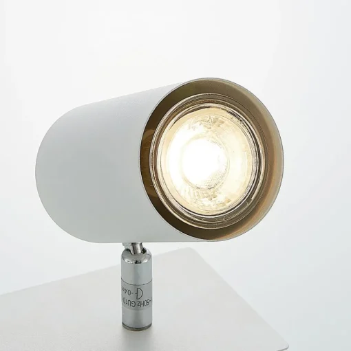 Lindby plafondspot Joffrey, 31 cm, 2-lamps, wit, GU10