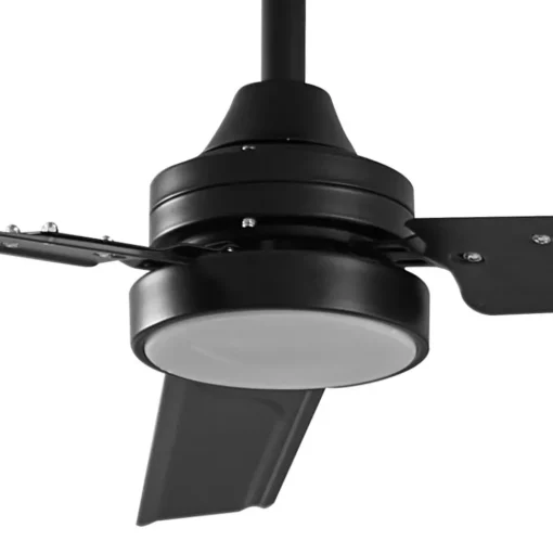 Lindby plafondventilator Aerallo, zwart, CCT, stil