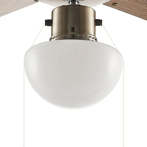 Lindby plafondventilator met verlichting Rakan, stil, Ø 106 cm