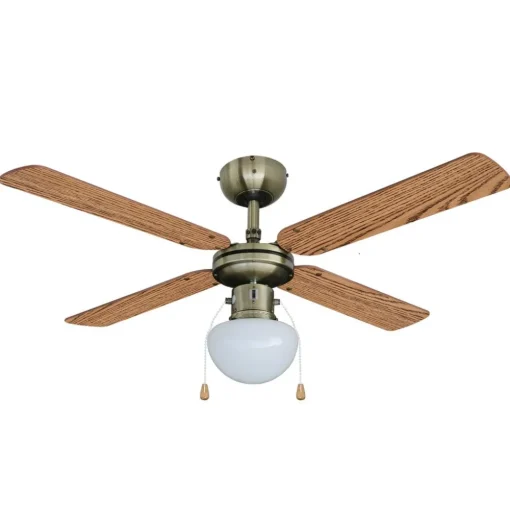 Lindby plafondventilator met verlichting Rakan, stil, Ø 106 cm