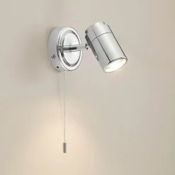 Lindby Remilan wandlamp, chroom