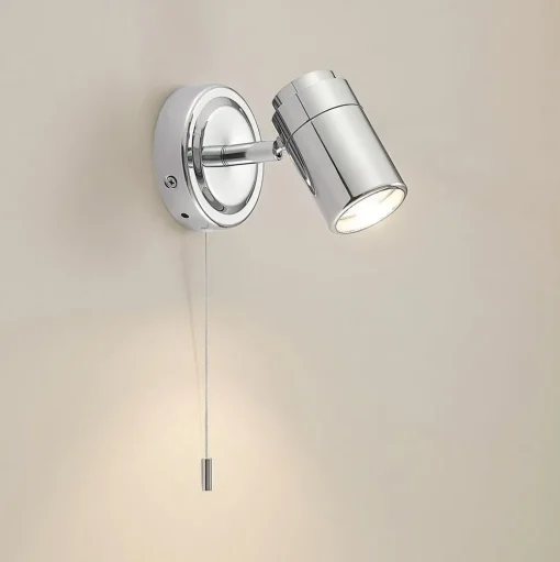 Lindby Remilan wandlamp, chroom