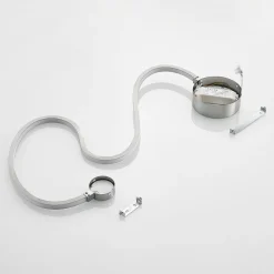 Lindby Rion LED wandlamp, nikkel