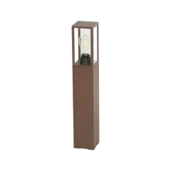 Lindby Robigus sokkellamp, roestkleurig, aluminium