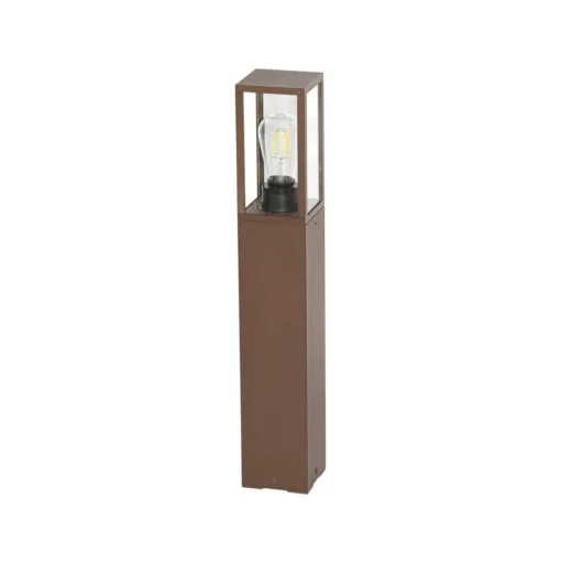 Lindby Robigus sokkellamp, roestkleurig, aluminium