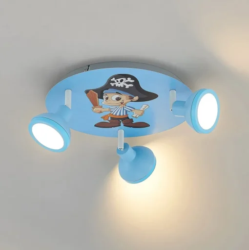 Lindby Roxas kinderkamer plafondlamp, piraat