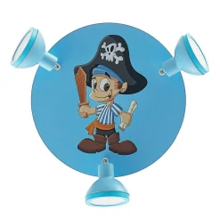 Lindby Roxas kinderkamer plafondlamp, piraat