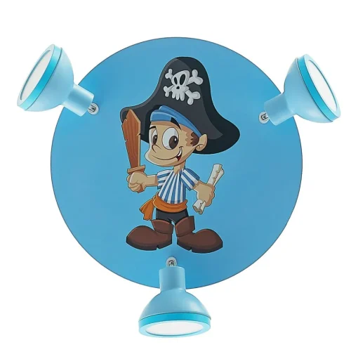 Lindby Roxas kinderkamer plafondlamp, piraat