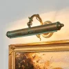 Lindby schilderij verlichting Kalea, 46 cm, 2-lamps, verdigris, E14
