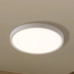 Lindby Smart LED plafondlamp Deika, Ø 40 cm, wit, Tuya