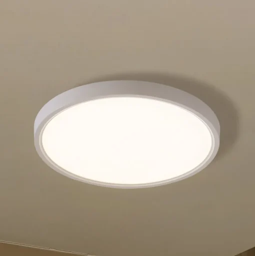 Lindby Smart LED plafondlamp Deika, Ø 40 cm, wit, Tuya