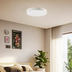 Lindby Smart LED plafondlamp Innes wit Ø 38 cm RGB CCT Tuya