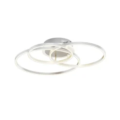 Lindby Smart LED plafondlamp Tula, afstandsbediening, Tuya CCT
