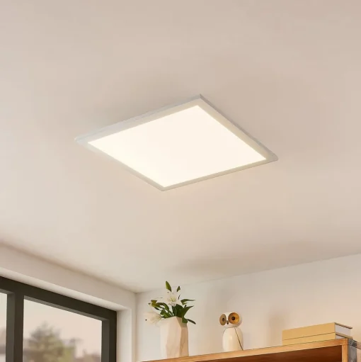 Lindby Smart LED plafondpaneel Kjetil 40 x 40 cm Tuya RGB CCT
