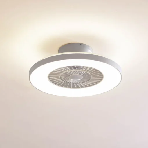 Lindby Smart LED plafondventilator Paavo, wit, stil, Tuya