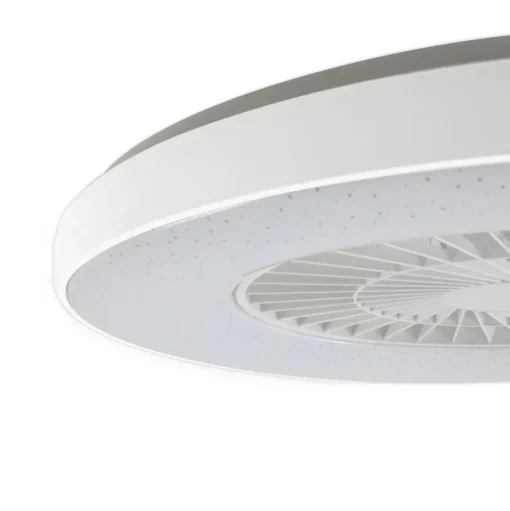 Lindby Smart LED plafondventilator Paavo, wit, stil, Tuya