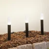 Lindby Smart LED sokkellamp Elvor, CCT, RGB, Tuya, 3 stuks