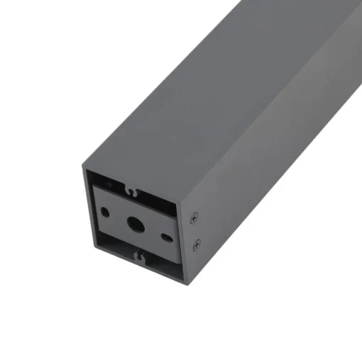 Lindby sokkellamp Othil, 50 cm hoog, antraciet, metaal