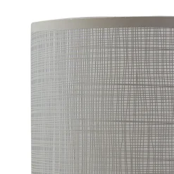 Lindby Sorscha tafellamp, wit, ijzer, Ø 26 cm
