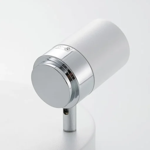 Lindby spot Kardo, rond, 3-lamps, wit, metaal, IP44
