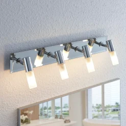 Lindby spot Zela, lengte 53 cm, chroom, 4-lamps