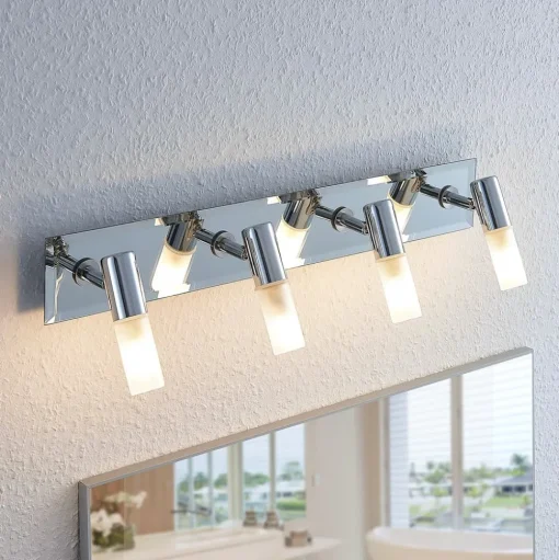 Lindby spot Zela, lengte 53 cm, chroom, 4-lamps