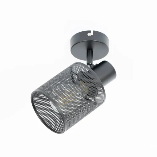 Lindby Stancho Spot, 1-lamp, zwart