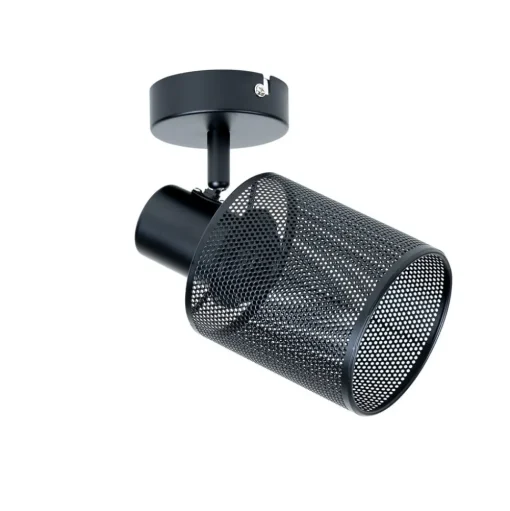 Lindby Stancho Spot, 1-lamp, zwart