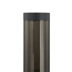 Lindby Statius buitenwandlamp, antraciet, ijzer, sensor