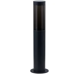 Lindby Statius sokkellamp, antraciet, ijzer, 45 cm