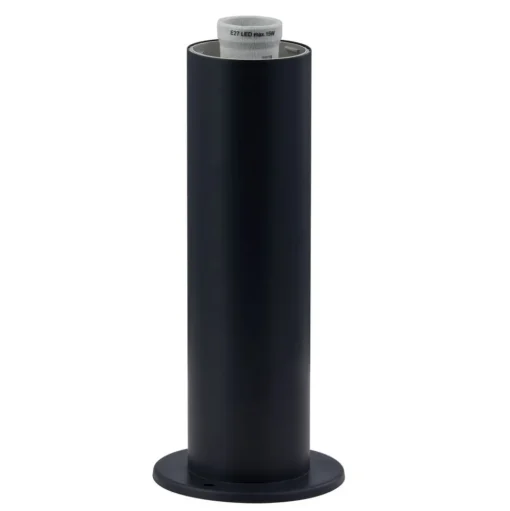 Lindby Statius sokkellamp, antraciet, ijzer, 45 cm