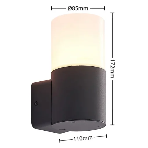 Lindby Tabyn buitenwandlamp, 1-lamp