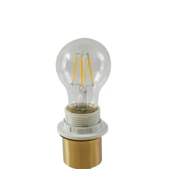 Lindby tafellamp albast, wit/goud, Ø 30 cm, marmer, E27