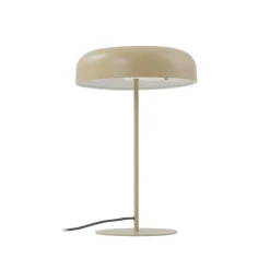 Lindby tafellamp Edion, beige, metaal, 45 cm