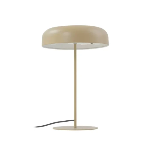 Lindby tafellamp Edion, beige, metaal, 45 cm