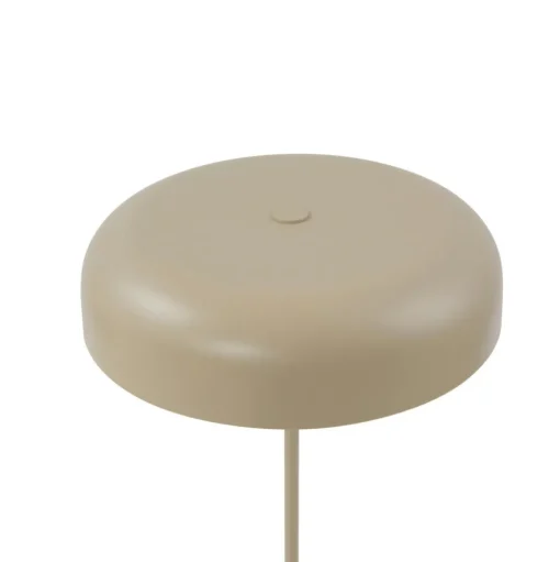Lindby tafellamp Edion, beige, metaal, 45 cm