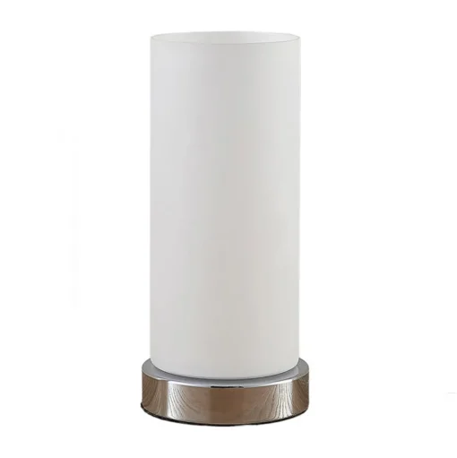 Lindby tafellamp Elianna, wit, glas, 24 cm, dimbaar, E14