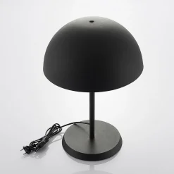Lindby tafellamp Idalene, hoogte 51 cm, zwart, metaal