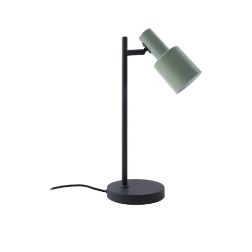 Lindby tafellamp Ovelia, groen/zwart, metaal, E27