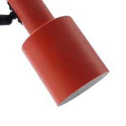 Lindby tafellamp Ovelia, oranje/zwart, metaal, E27