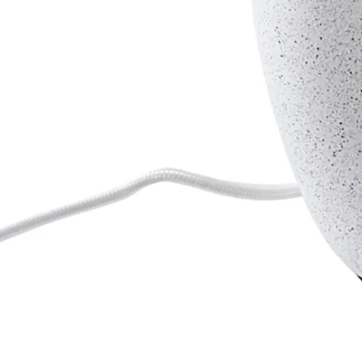 Lindby tafellamp Thalassia, wit, Ø 30 cm, keramiek
