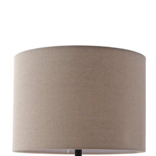 Lindby tafellamp Thalassia, beige, Ø 30 cm, keramiek