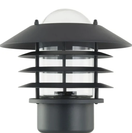 Lindby tuinpadverlichting Belmiro, ijzer, 100 cm hoog, E27, zwart
