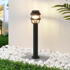 Lindby tuinpadverlichting Alvaro, antraciet, 60 cm, IP44, E27