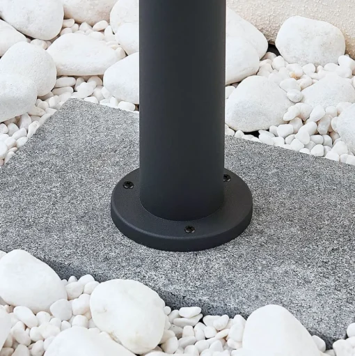 Lindby tuinpadverlichting Alvaro, antraciet, 60 cm, IP44, E27