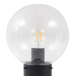 Lindby tuinpadverlichting Dangan, helder, hoogte 90 cm, glas, metaal
