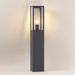 Lindby Tuinpadverlichting, hoogte 80 cm, antraciet metaal
