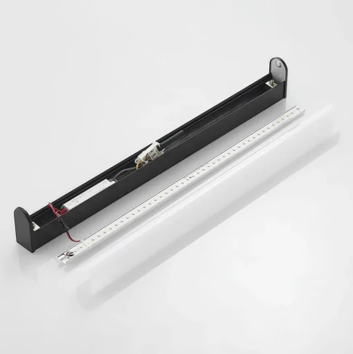 Lindby Ulisan LED badkamer wandlamp, rond, 58,8 cm